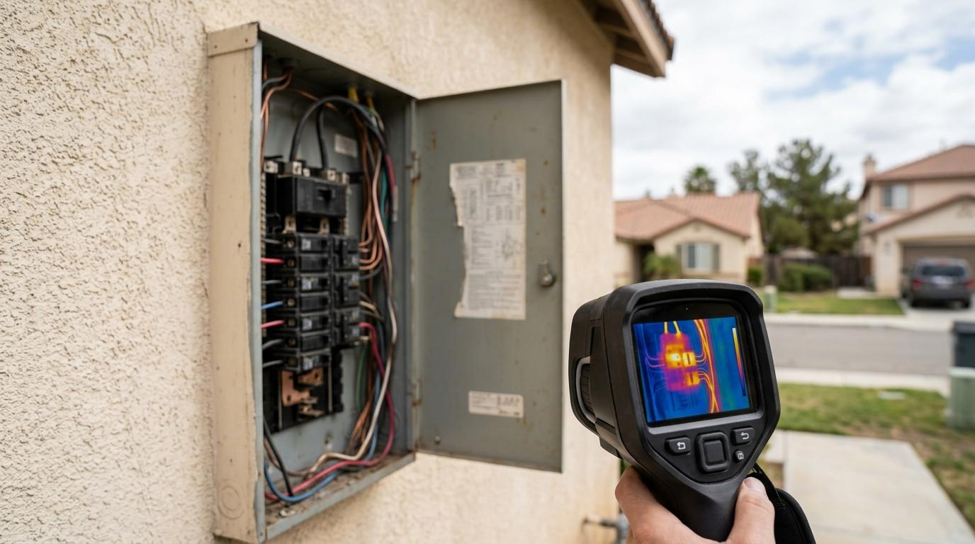 Thermal Imaging Uncovers Hidden Electrical Hazards in San Bernardino Homes