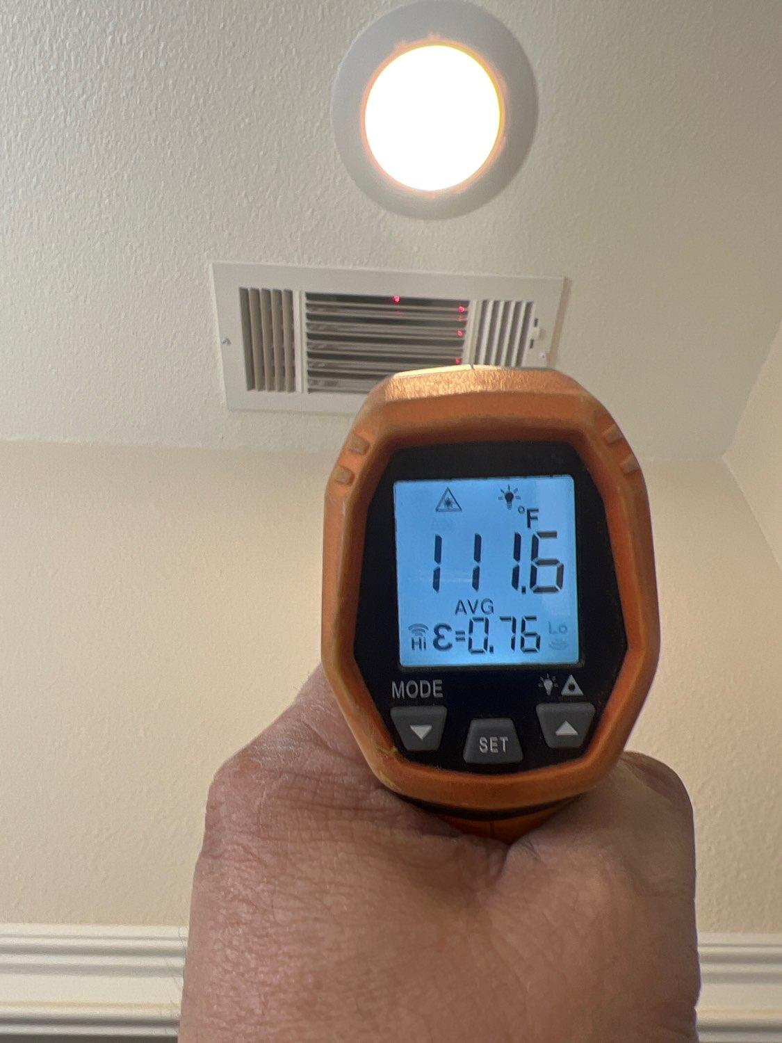 Temp of Heating System